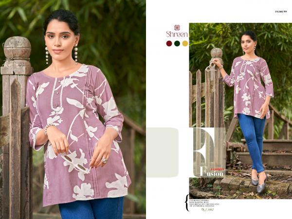 Shreen Sofia Vol 1 Western Rayon Printed Tunic Collection